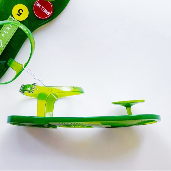 Katy Perry The Geli Lime Jelly Sandals Green - Picture 4 of 7